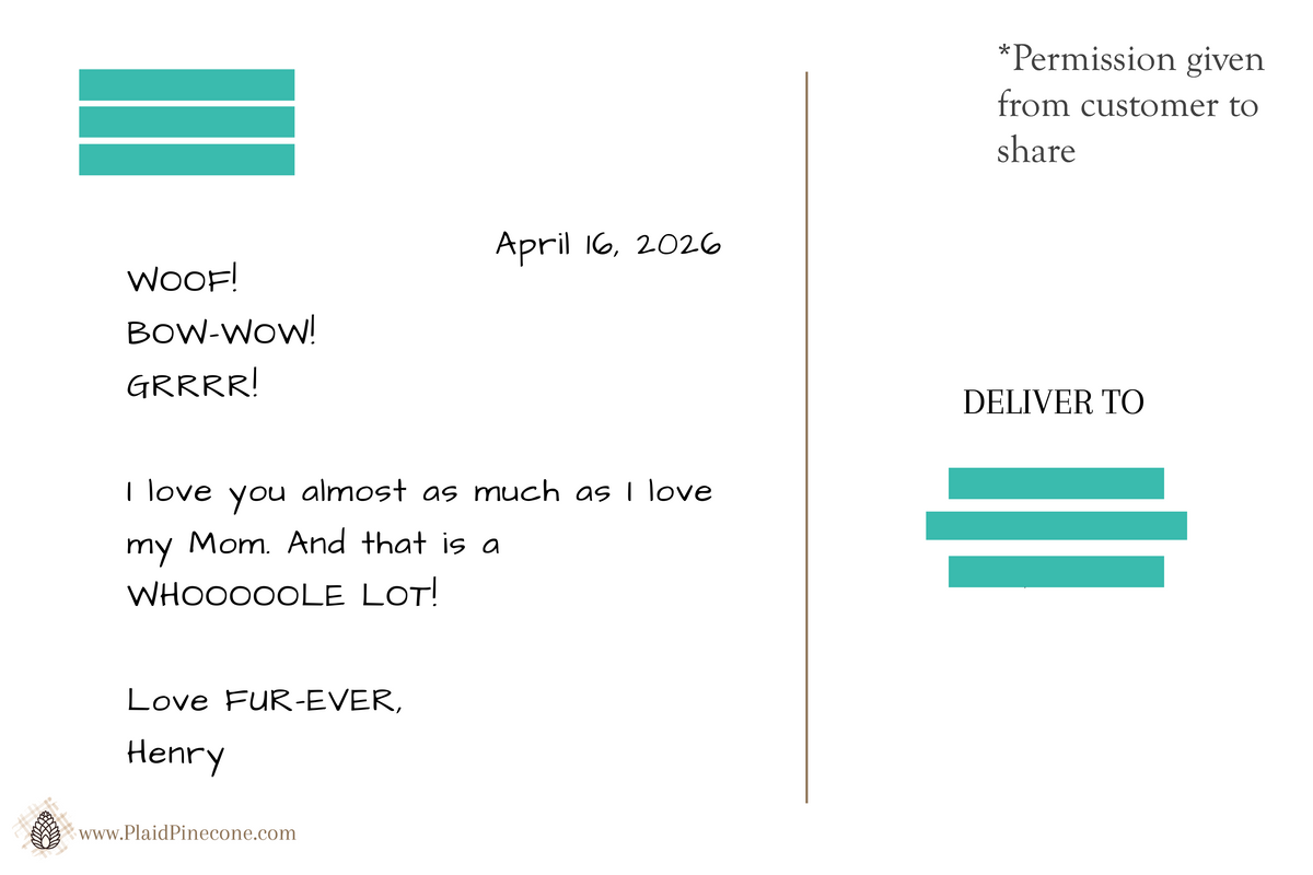 Schedule 1-3 Custom Postcards