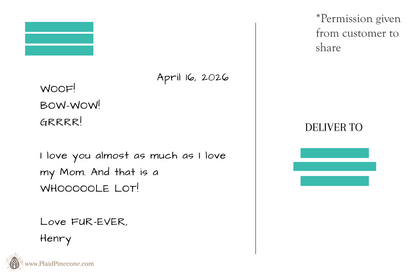 Schedule 1-3 Custom Postcards